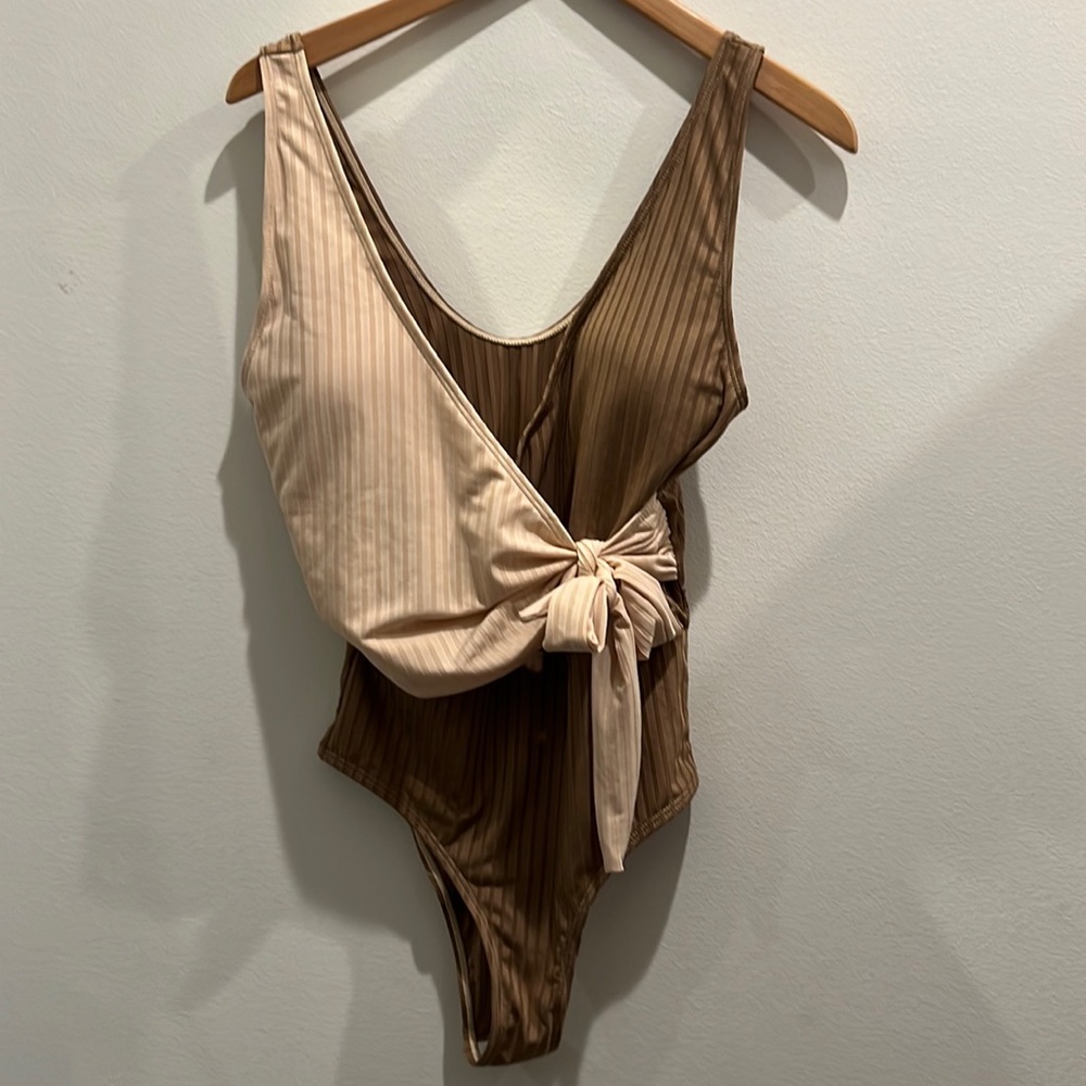 Tan SHEIN swimsuit